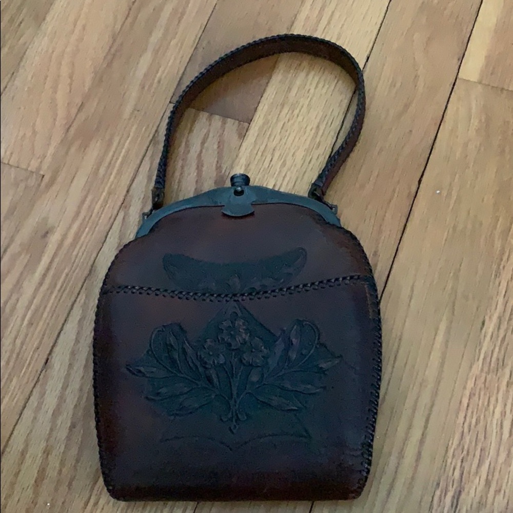 Justin boots leather small purse